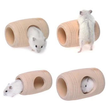 

Wooden Animal Bed House Cage Cute Hammock Squirrel Guinea Pigs Chinchillas Wooden Bed For Small Pets Hamsters