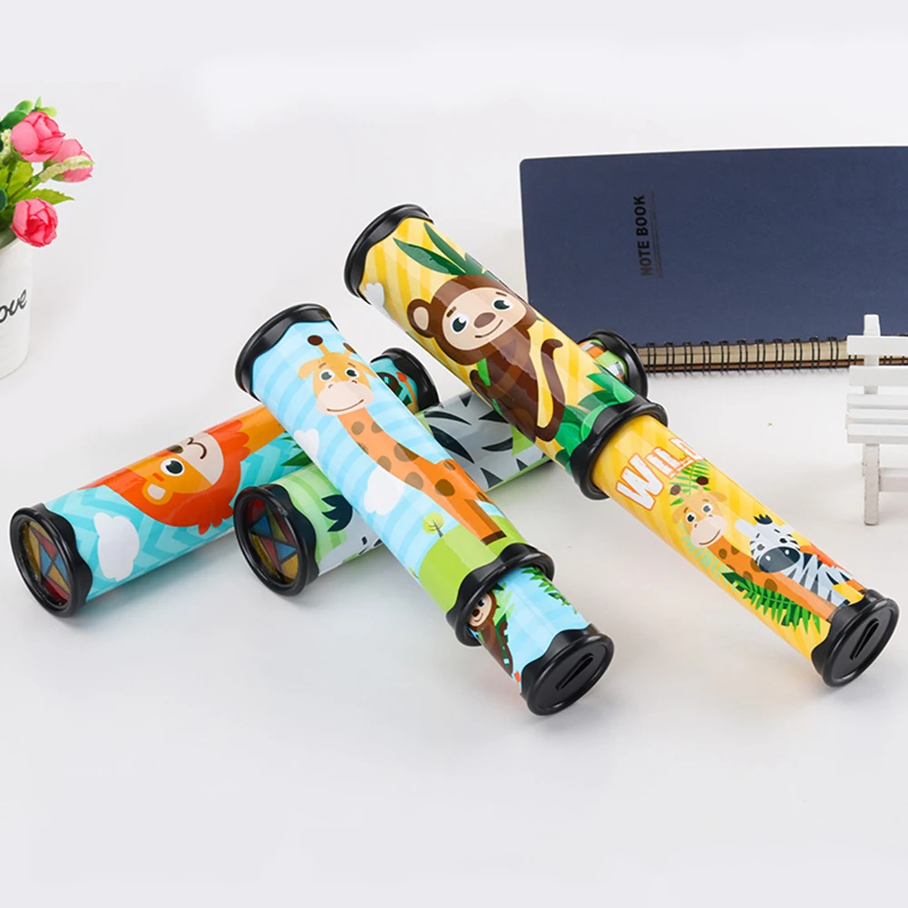 Creative Rotating Colorful World Animal Kaleidoscope Kids Education Toy Gift Interactive Logical Magic Classic Toys