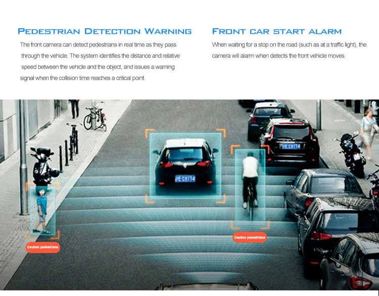 Лучший 6,8" четырехъядерный HD двойной видеорегистратор с ADAS gps навигатор Android 5,1 Автомобильный видеорегистратор камера видео рекордер 1080P HD ночное видение