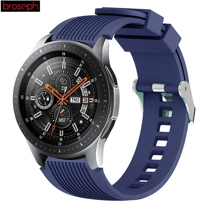 20 мм ремешки для часов samsung galaxy Watch мягкий силиконовый ремень Смарт-часы спортивный браслет на запястье аксессуары для часов