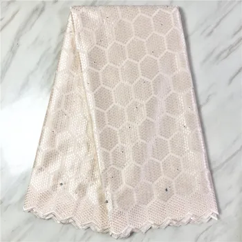 

Fashions 5 yards african Bazin riche fabric tissu africain cotton embroidered Bazin riche with stones FP109