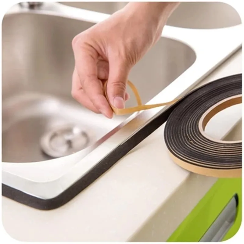 2 м кухонная газовая плита зазор уплотнительная клейкая лента анти-флоинг Пыленепроницаемая изоляция для мойки и плиты трещина полоса зазор уплотнение
