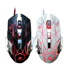 Проводная игровая мышь Бесшумная мышь Механическая геймерская мышь 6D 3200 dpi оптический светодиодный USB компьютерная мышь для ПК ноутбука геймера