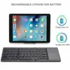 OUTMIX-teclado portátil Mini plegable con Bluetooth, inalámbrico, Touchpad, para IOS, Android, Windows, ipad, tableta, novedad ► Foto 2/6