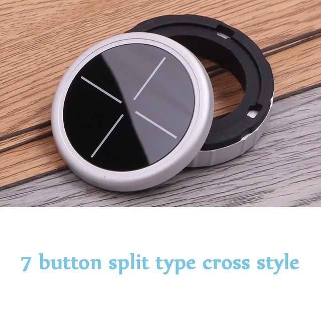 Original Car Multimedia Buttons Cover iDrive Stickers for BMW 1 3 5 7 Series X1 X3 F25 X5 E70 X6 E71 F30 F10 F07 E90 F11 E92 F20 For 7 Button Cross