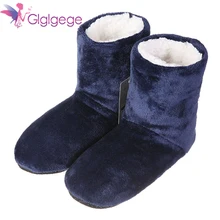 Glglgege – chaussures chaudes d'hiver de haute qualité pour hommes et femmes, bottes d'intérieur en peluche à fond souple