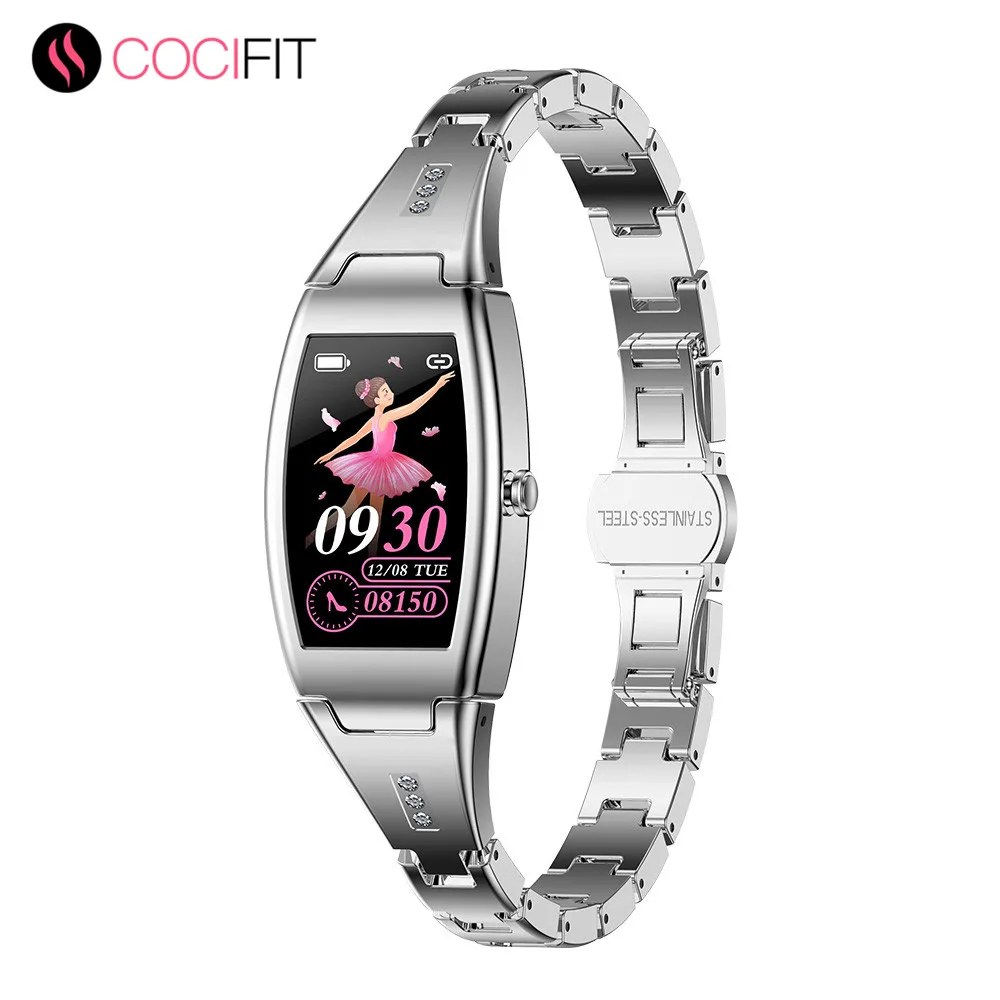 COCIFIT MK26 Women Smart Watch With Customized Wallpaper Full Touch Screen Fitness Smartwatch For Women Blood Oxygen Testing