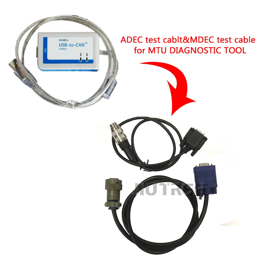 Obd кабель ADEC / MDEC ECU7 Диагностический для mtu набор диагностических инструментов (USB