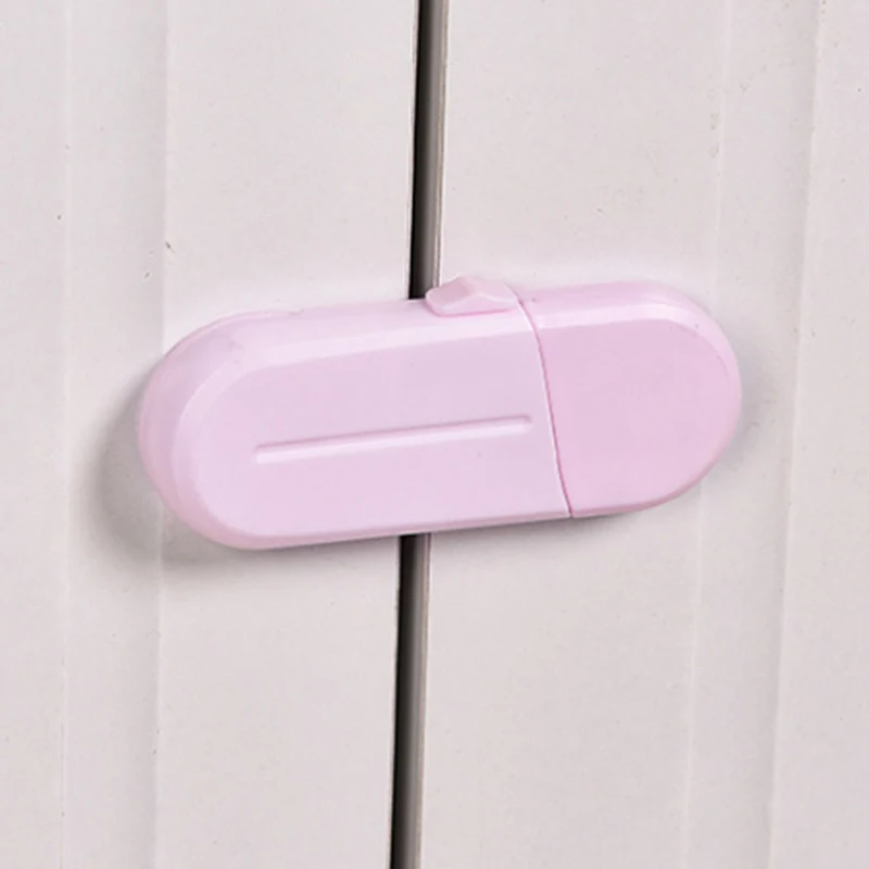 1 шт. ABS Блокировка Для детей Защита детей запирающиеся двери для безопасности детей Детская безопасность пластиковый защитный замок