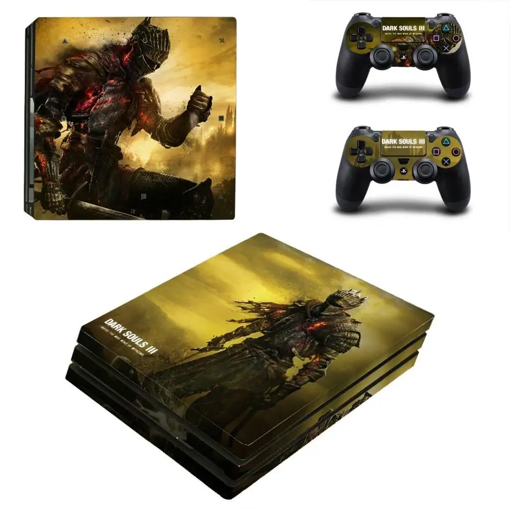 Dark Souls PS4 Pro sticker s Play station 4 кожа наклейки для playstation 4 PS4 Pro консоль и контроллер Скины Виниловые