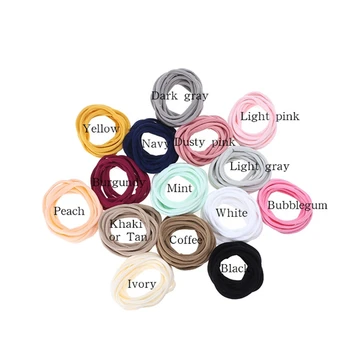 

700pcs/lot Super Soft Seamless Nylon Headbands For Girls Headband On The Head Toddler Baby Girl Hair Accessoires 2020 Wholesale