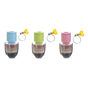 

Kitchen Faucet Tap Filter Bacteria Removal Medical Stone Water Purifier Rotary Swivel Faucet Nozzle Anti-splash Kitchen Tools