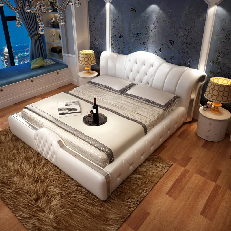 Smart bed frame camas bedroom furniture кровать двуспальная lit beds سرير muebles de dormitorio мебель bedroom set cama de casa