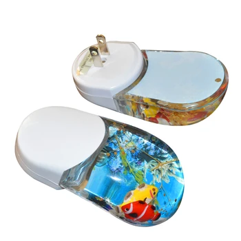 

Mouse LED Night Light Room Decor EU US Plug Automatic Light-control Sensor Wall Lamp Light Home Bedroom Decoration