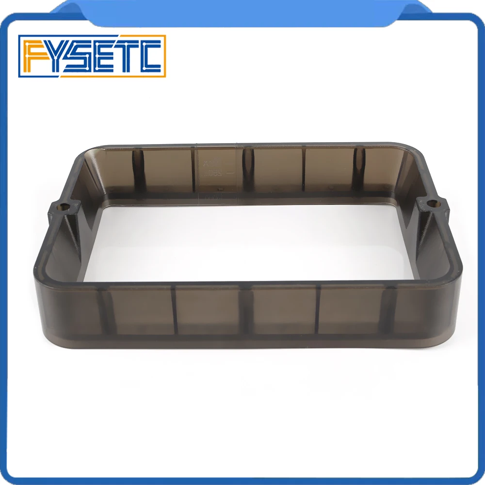 

Transparent Black Material Rack 178*120*30mm For DLP SLA 3D Printer Plastic Resin Vat FEP Film For Wanhao D7 Photon Steel Ring