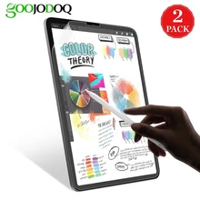 GOOJODOQ gibi yazma kağıt ekran koruyucu için iPad Pro 11 10.5 hava 3 iPad 10.2 2019 7th 8th Gen iPad Mini 5 gibi kağıt