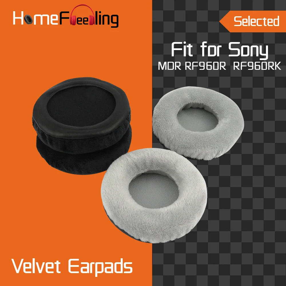 Homefeeling Earpads for Sony MDR RF960R RF960RK Headphones Earpad Cushions Covers Velvet Ear Pad Replacement