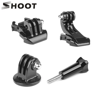 

SHOOT 4 in 1 Basic Action Camera Accessory Set Quick Release Buckle Tripod Mount for GoPro Hero 7 6 5 Go Pro SJCAM Yi 4K Eken H9