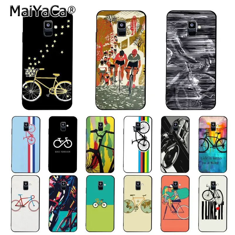 MaiYaCa велосипедный художественный чехол для телефона Samsung Galaxy A7 A8 A6 Plus A51 A71 A9 2018 A50 A70