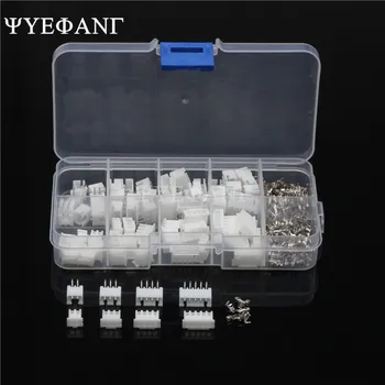 

150PCS 2/3/4/5Pin JST-XH 2.54mm Wire Female Housing Connectors Set Bare Terminals Assortment Kit For Electronic Appliances
