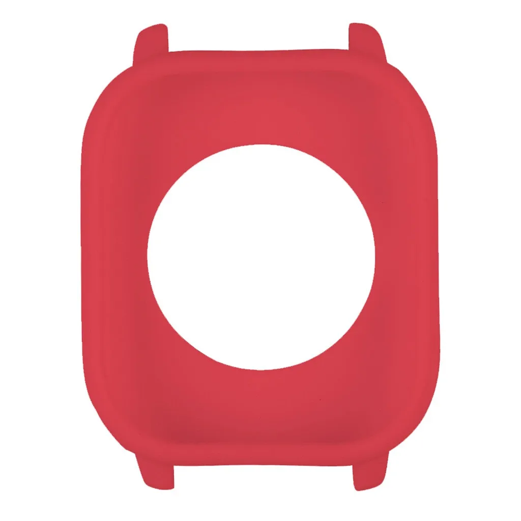 Чехол для Xiaomi Huami Amazfit GTS Smart Watch TPU силиконовый защитный чехол сменная пленка Защитная крышка 19Sep - Цвет: Red