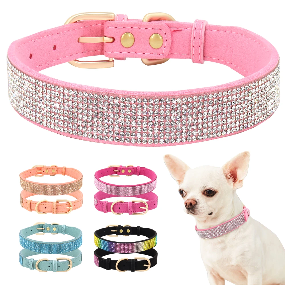 

Bling Rhinestone Dog Cat Accessories Collar Pet Chihuahua Puppy Kitten Collar Necklace For Small Medium Dogs Cats Pug Yorkshire