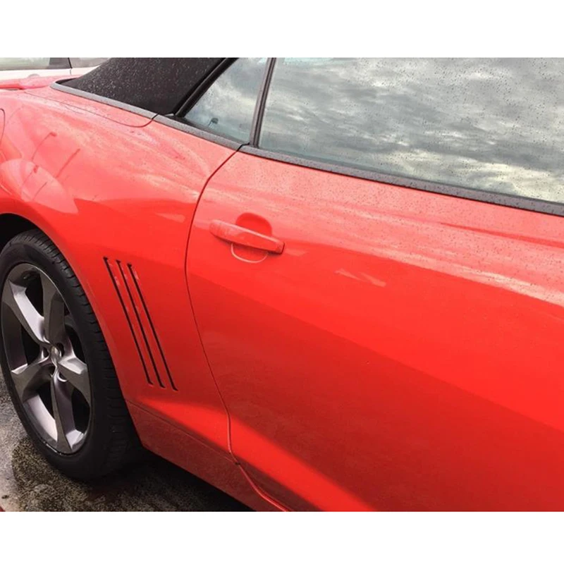 Will Fit Chevrolet Camaro 2010-2015 Side Gill Vent Inserts Vinyl Decals