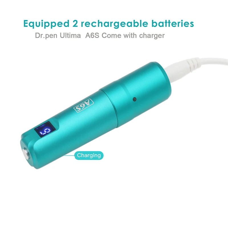 Dr pen ultima a6s elektrisk microneedling dermapen för hudvård_voghion.com