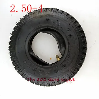 

Good quality 2.80/ 2.50-4 inner and outer tire with Bent Valve Gas Electric Scooter Bike tubeTire