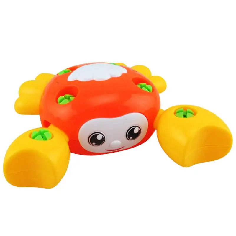 Ручная разборка мультфильм краб сборка винт гайка игрушка DIY сборка модель ролевые игры инструмент игрушки Раннее Образование игрушки