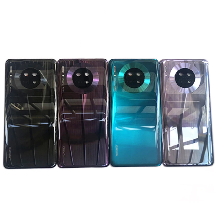 100% оригинальное стекло для huawei mate 30 задняя крышка корпуса с камерой Лен чехол