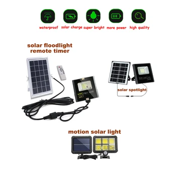 

Solar Lights Outdoor 120/100 LED Motion Sensor Solar Wall Light with Remote Controller Waterproof Security Lamp for Street Garde