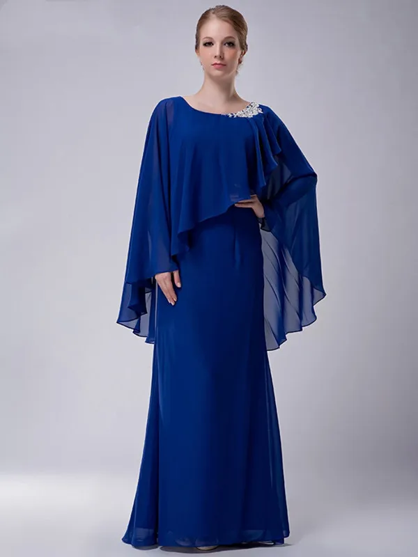 Royal Blue Moeder Van De Bruid Jurken Schede Chiffon Applicaties Met Jacket Lange Elegante Bruidegom Moeder Jurken Wedding Royal Blue Moeder Van De Bruid Jurken Schede Chiffon Applicaties Met Jacket Lange Elegante Bruidegom Moeder Jurken Wedding