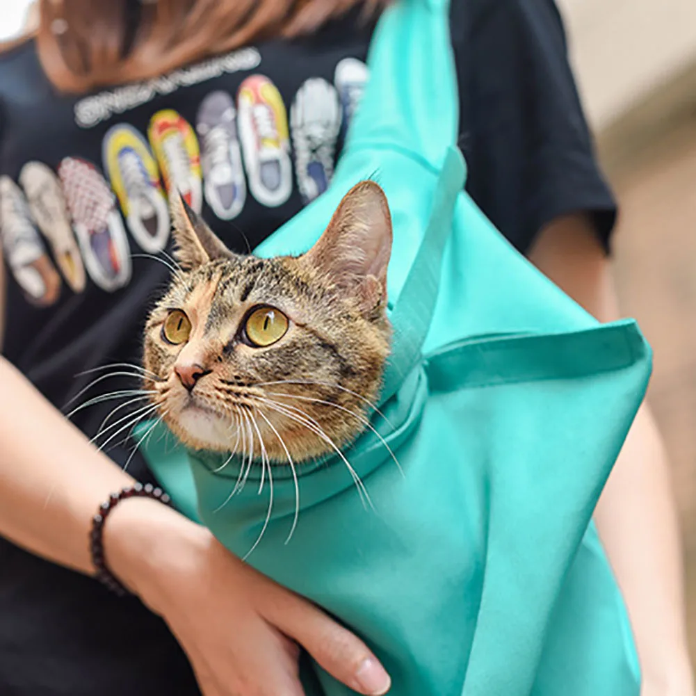 Hands Free высокопрочный питомец кошка моющиеся наружные аксессуары нейлон практичная переносная сумка мягкая сумка на одно плечо