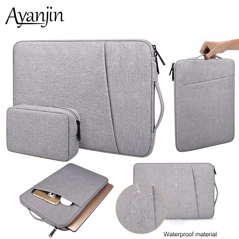 Чехол для ноутбука 13 3 14 15 6 дюймов с блоком питания Macbook Air Pro 16 Xiaomi HP сумка женщин и