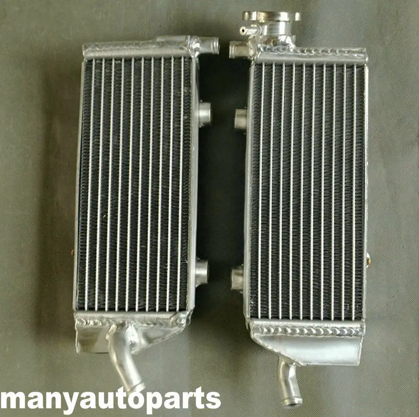 L& R Алюминий радиатор/радиатор с оранжевым шлангом для KTM 250SXF 250SX-F 2007 2008 2009 2010 2011 07 08 09 10 11