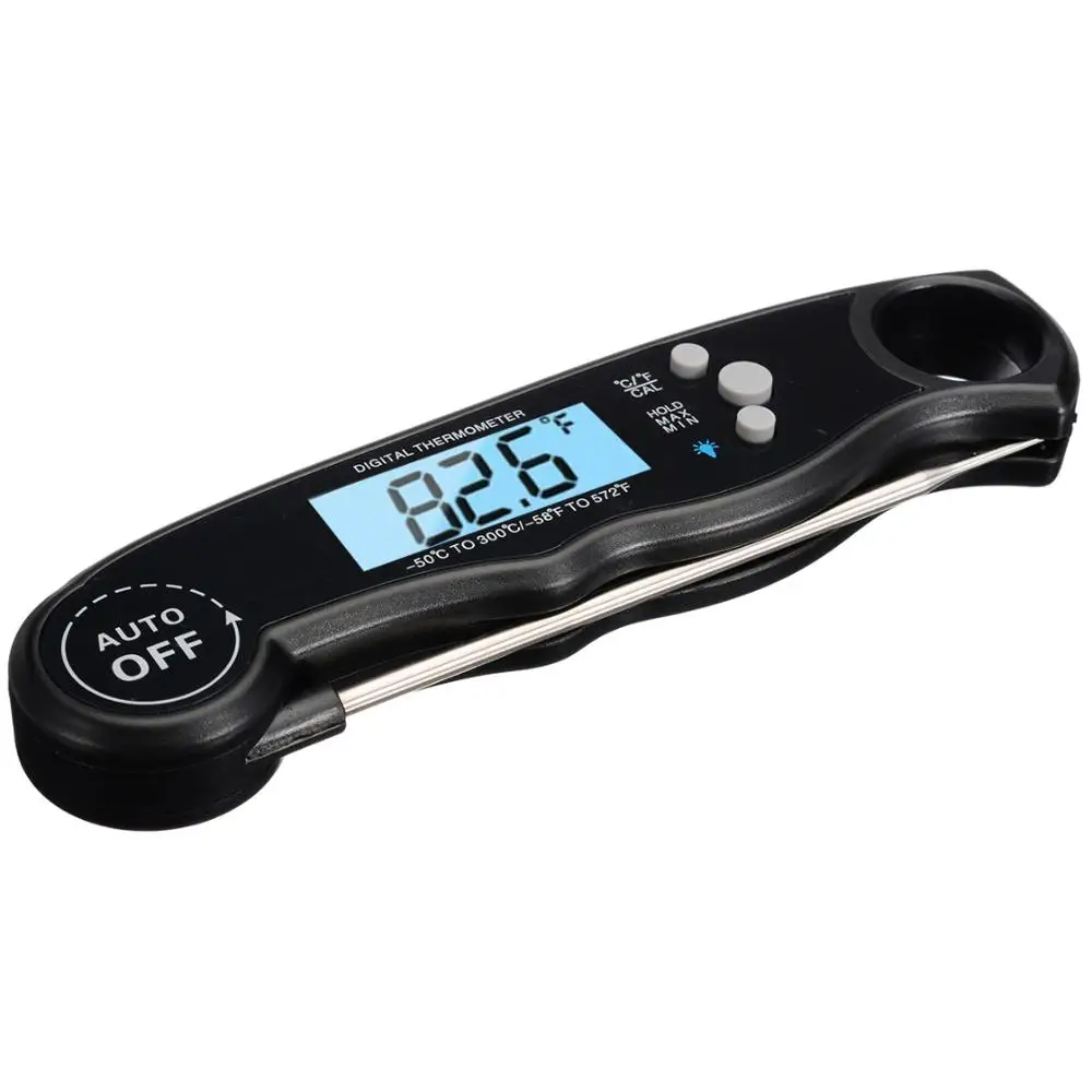 

Waterproof Food Thermometer Meat Water Temperature Probe Foldable Digita Thermometers Gauges l