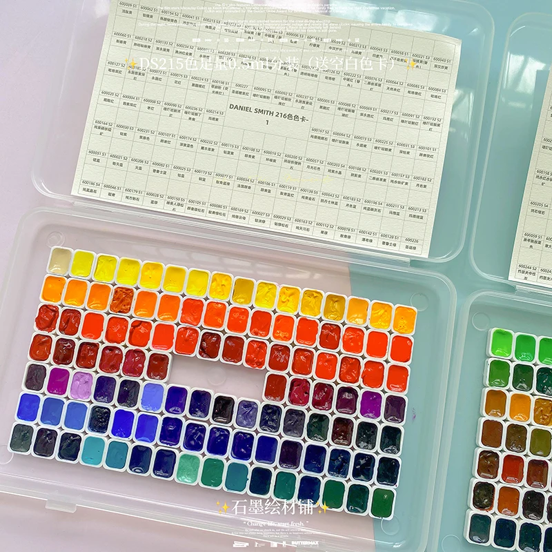 Daniel Smith watercolor paint 220 color  set ALVARO Haines 8/10color 0.5ml/1ml acuarela subpackage Artist painting art supplies 3