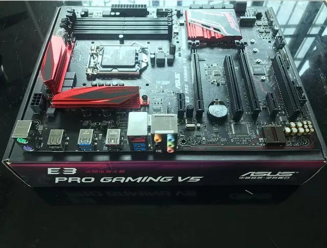 E3 PRO GAMING Keyboard V5 LGA1151 DDR4 64G поддержка E3 1200 V5 блок питания ATX материнская плата
