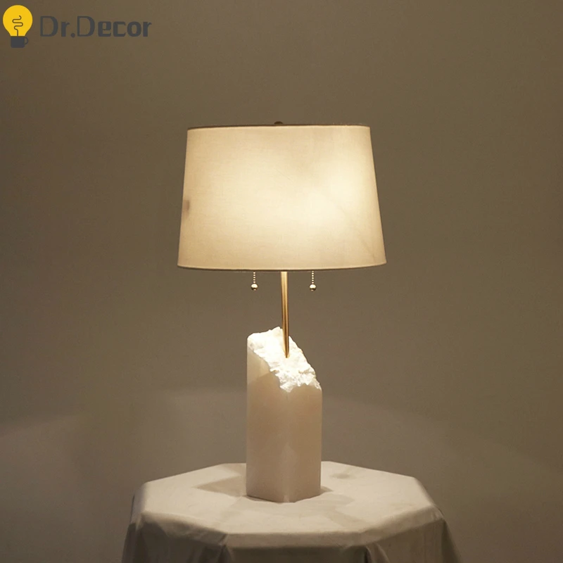 

Nordic Design Table Lamp Creative Marble LED Table Lights Lighting Bedroom Bedside Lamps Home Decoration Living Room Desk Lamps