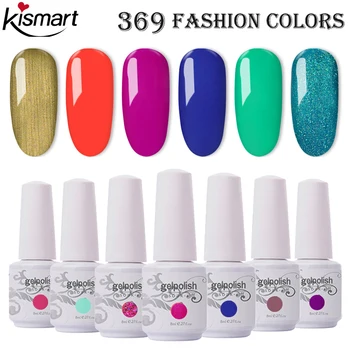 

Hot Selling 8ml Nail Gel Polish Colors For Soak Off Semi Permanent Hybrid Nail Art Prime Gel Varnish varnish