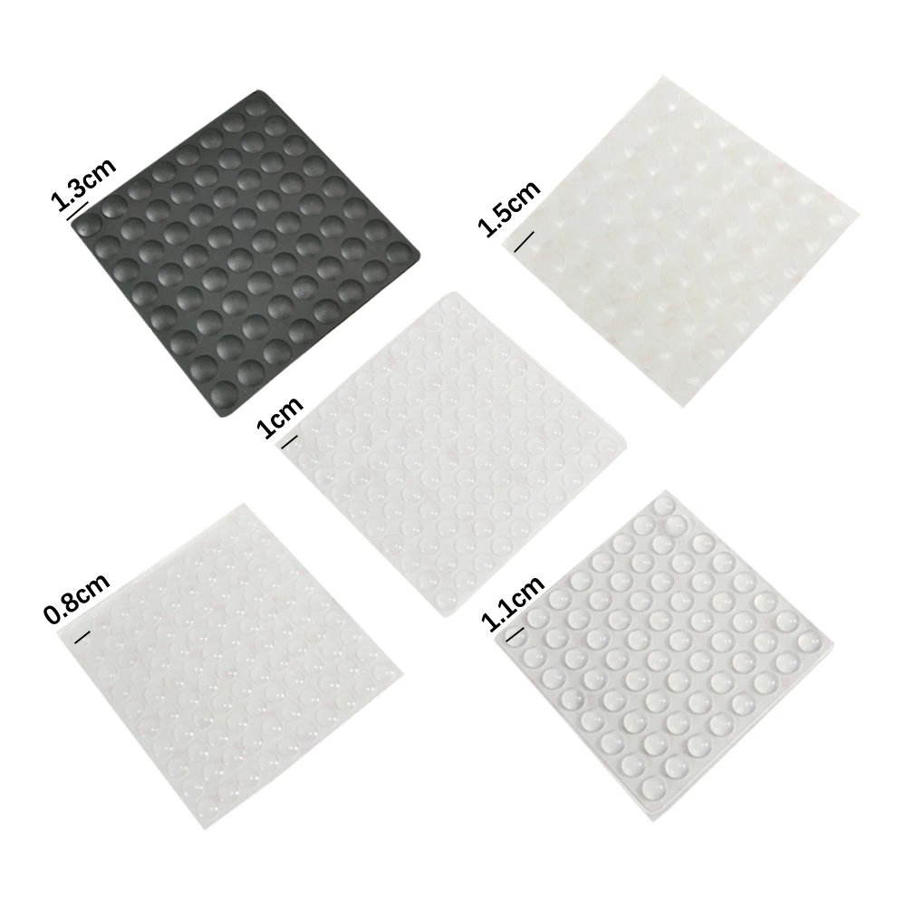 Silicone Bumpers 20PCS Self Adhesive Silicone Rubber Damper Buffer Cabinet Bumpers Furniture Pads Cushion Protective Kitchen Cabinet