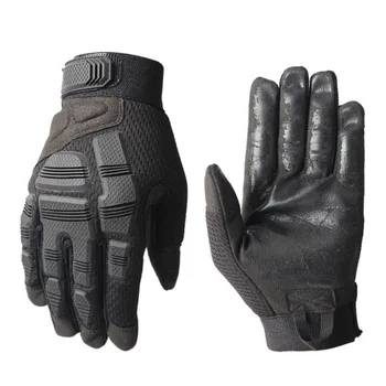 

Outdoor Full Finger Gloves Tactical Breathable Anti-Slip Elastic Rubber Protection Glove Wear-resistant Prevent Scratches Ahr029