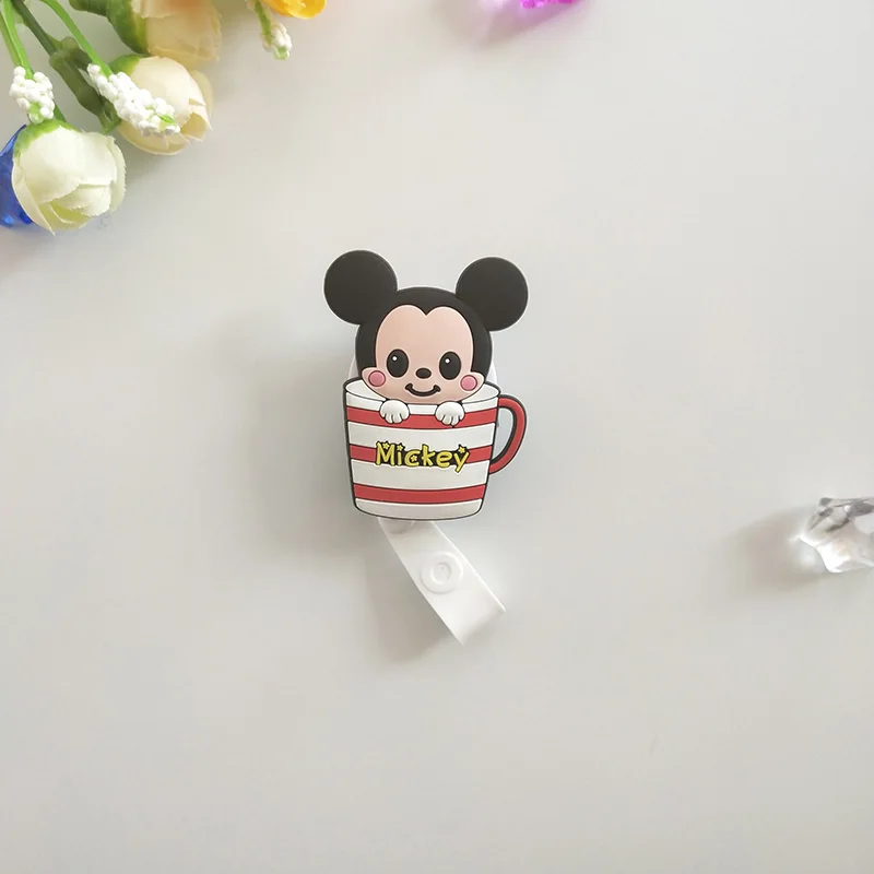 2 шт. Kawaii свет грузило-прищепка раскладной держатель для бейджа медсестры выдвижной для работы канцелярские принадлежности офисные пластиковые зажим кличка карты Pull - Цвет: 7