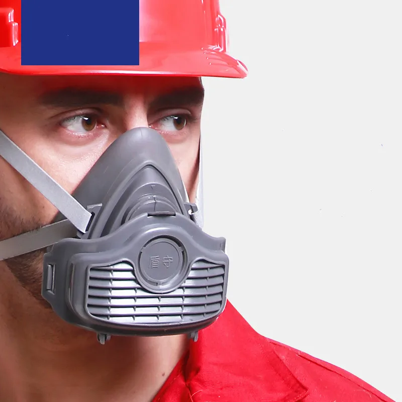 

Anti Dust Respirator Filter Gas Mask Set Chemical Anti-dust Masks Industrial Paint Spraying Protective Mask Workplace Safety
