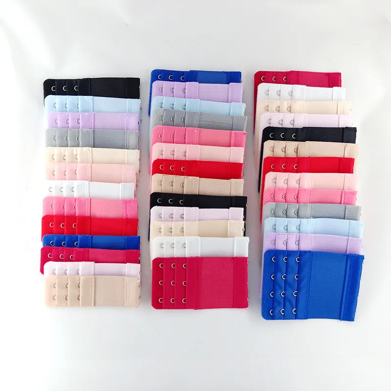 Garment Sewing Accessories 5Pcs 2-4Hook Back Bra Extender Clip Belt Extension Bra Strapless Extensions Women's Underwear Expander Hook Botton Intimates