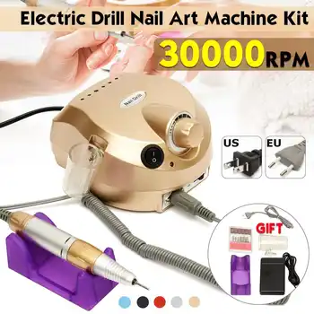 

30000RPM Electric Manicure Set Professional Drill Accessory Nail File Bit Manicure Machine Electric Nail File Ceramic Nail