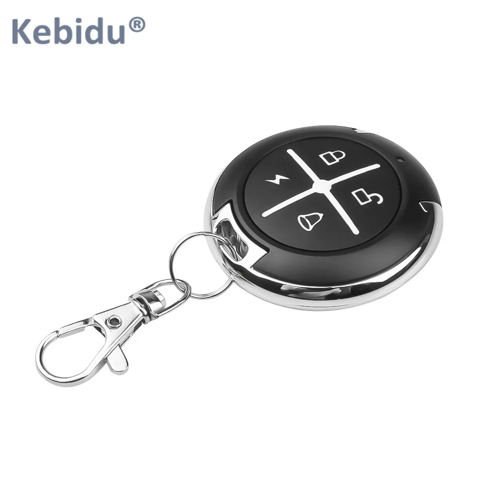 Round Shape Mini 4 buttons Car Remote Controller 433MHz Cloning Remote Control Electric Copy Duplicator Wireless Transmitter