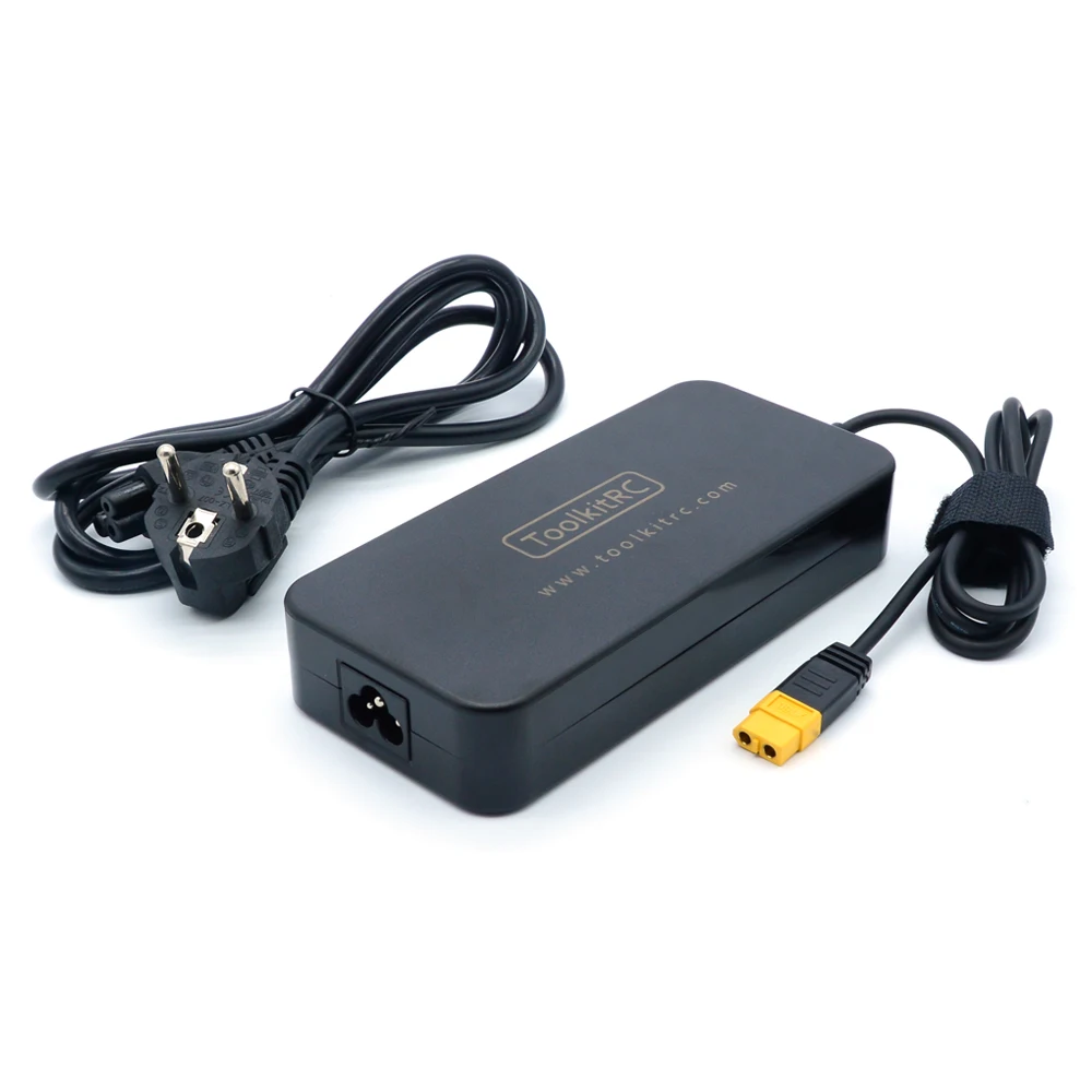 ToolKitRC ADP 200w Power Supply With XT60 Output For RC Drone Model Battery Balance Charger With XT60 Output drone repair parts lipo battery charger drone battery charger