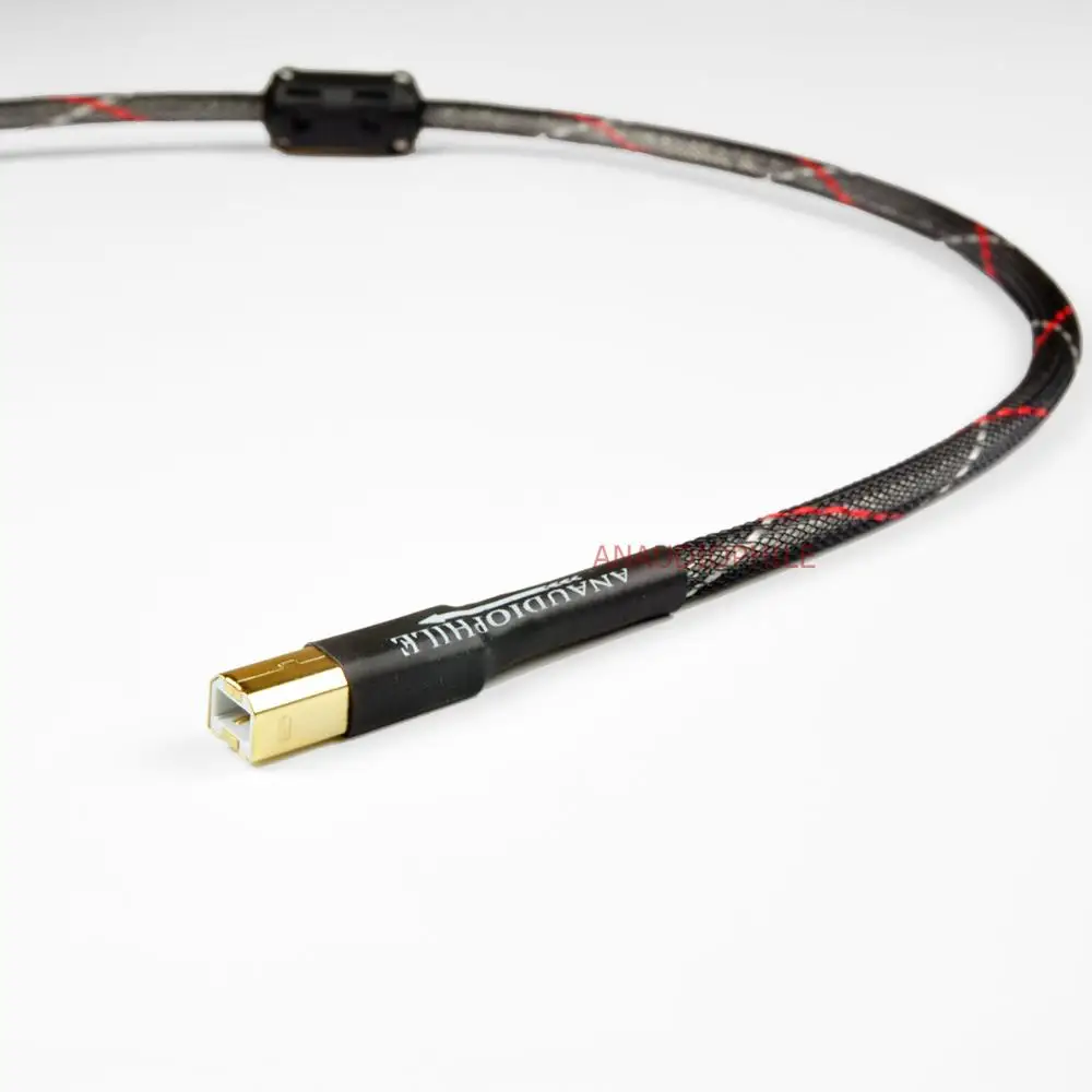 Banhado a Prata Cabo de Dados de Áudio c para b Dac para Celular Cabo Hifi Thunderbolt Dac Usb 5n - Image 4